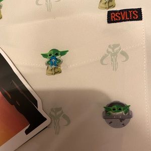 RSVLTS Grogu/The Child Button-Down Mens Shirt, 2xl slim